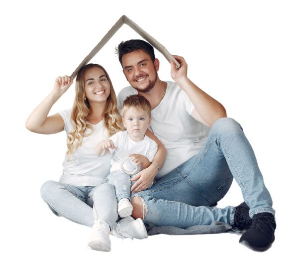 familia disfrutando productos para el hogar